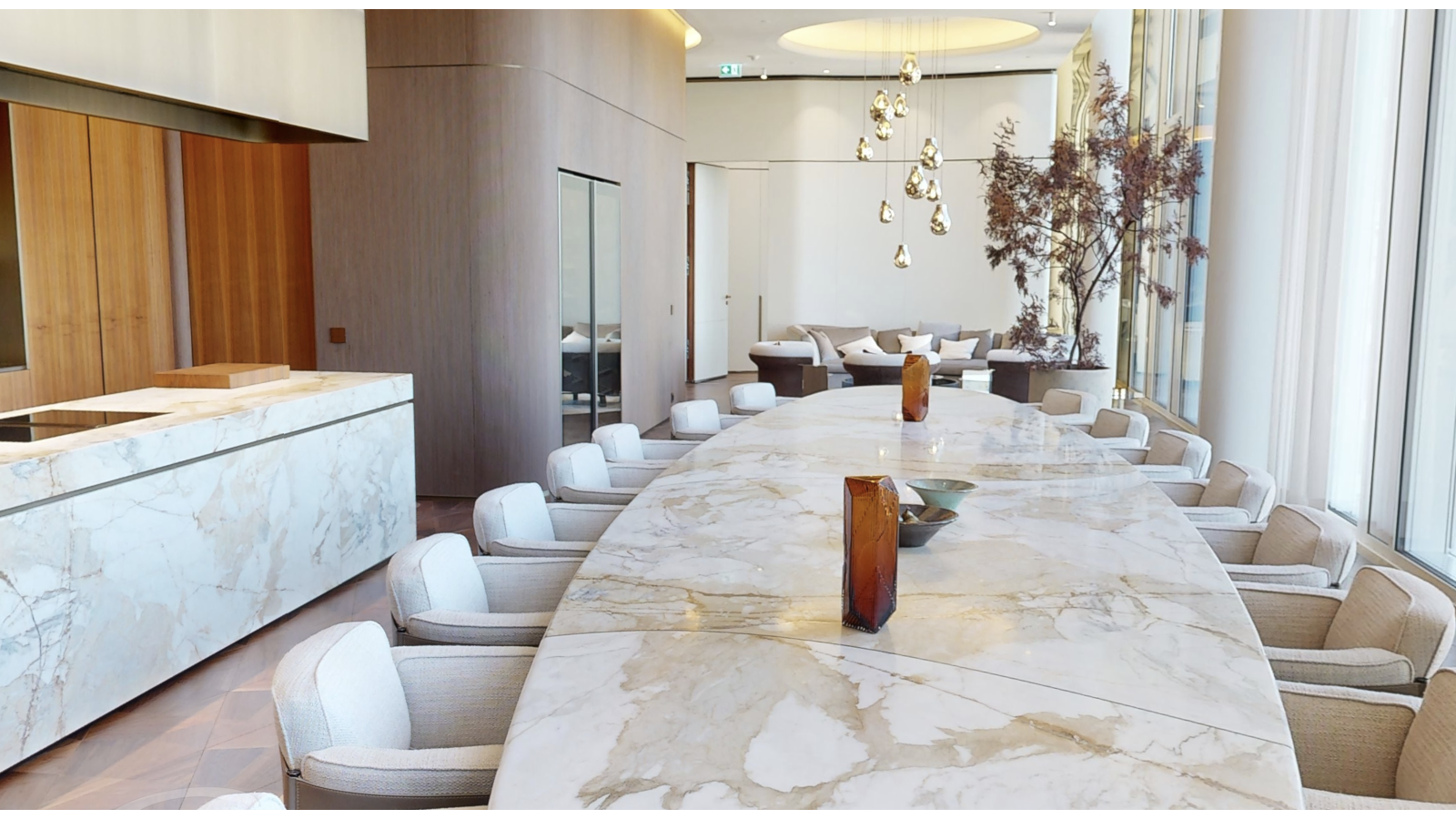 THE EMBER · Open hearth and dining room